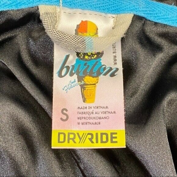 Burton Ho Chi Minh Plaid Vest Dry Ride Hooded Small EUC Ski Snowboard - Picture 10 of 12